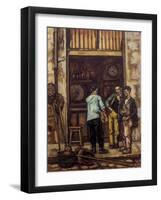 The tavern of Santander (Spain) 1944-1945-Jose Gutierrez Solana-Framed Giclee Print