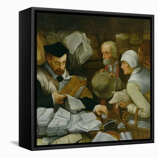 The Tax Collector, 1543-Paul Vos-Framed Stretched Canvas