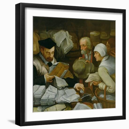 The Tax Collector, 1543-Paul Vos-Framed Giclee Print