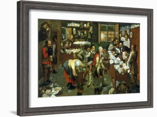 The Tax Collector's Office-Pieter Breugel the Elder-Framed Giclee Print