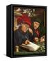 The Tax Collectors, 1520s-Quentin Massys-Framed Stretched Canvas