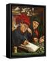 The Tax Collectors, 1520s-Quentin Massys-Framed Stretched Canvas