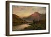 The Tay at Sunset, Dunkeld-Alfred de Breanski-Framed Giclee Print