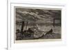 The Tay Bridge Disaster, Visit of the Official Steamer to the Ruins on the Night of the Accident-Joseph Nash-Framed Giclee Print