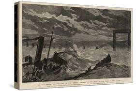 The Tay Bridge Disaster, Visit of the Official Steamer to the Ruins on the Night of the Accident-Joseph Nash-Stretched Canvas