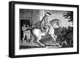 The Taylor Riding to Brentford, 1768-TS Stayner-Framed Giclee Print