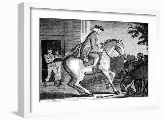 The Taylor Riding to Brentford, 1768-TS Stayner-Framed Giclee Print