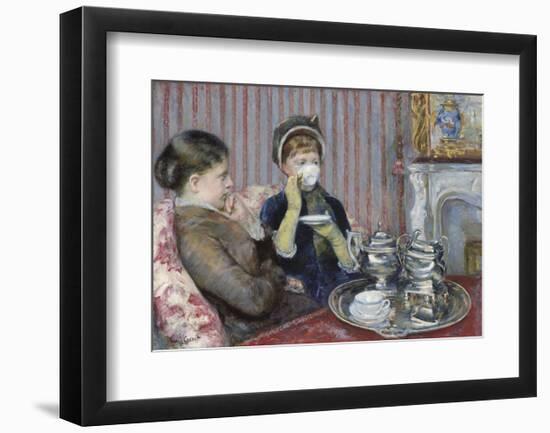 The Tea, about 1880-Mary Cassatt-Framed Art Print