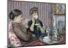 The Tea, about 1880-Mary Cassatt-Mounted Art Print