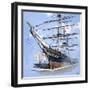 The Tea Clipper Cutty Sark-John S. Smith-Framed Giclee Print