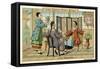 The Tea House-null-Framed Stretched Canvas