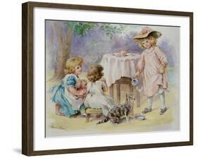 The Tea Party, 1876-Agnes Nicholl-Framed Giclee Print