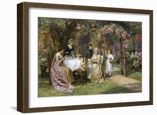 The Tea Party-George Sheridan Knowles-Framed Giclee Print