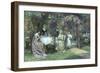 The Tea Party-George S. Knowles-Framed Giclee Print