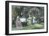 The Tea Party-George S. Knowles-Framed Giclee Print