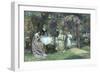 The Tea Party-George S. Knowles-Framed Giclee Print