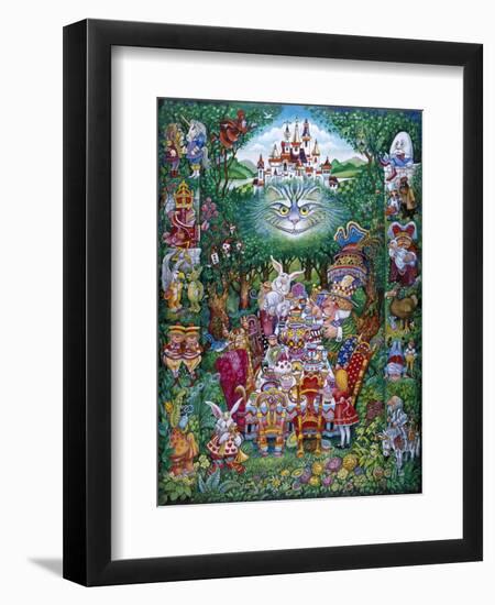 The Tea Party-Bill Bell-Framed Premium Giclee Print