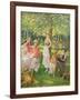 The Tea Party-Jules Cayron-Framed Giclee Print