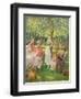 The Tea Party-Jules Cayron-Framed Giclee Print