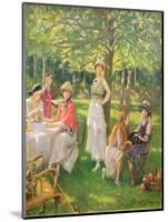 The Tea Party-Jules Cayron-Mounted Giclee Print