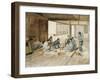 The Tea Party-Charles Wirgman-Framed Giclee Print