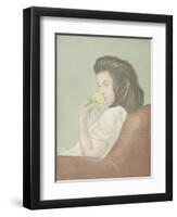 The Tea Rose, C.1900-Antoine Maurin-Framed Premium Giclee Print