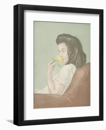 The Tea Rose, C.1900-Antoine Maurin-Framed Premium Giclee Print