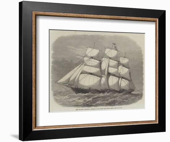 The Tea-Ship Spindrift, Winner of the Ocean Race from China-Edwin Weedon-Framed Giclee Print