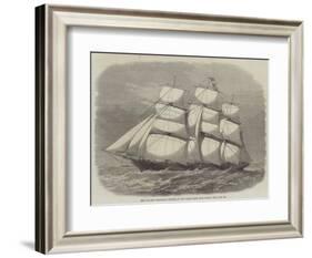 The Tea-Ship Spindrift, Winner of the Ocean Race from China-Edwin Weedon-Framed Giclee Print