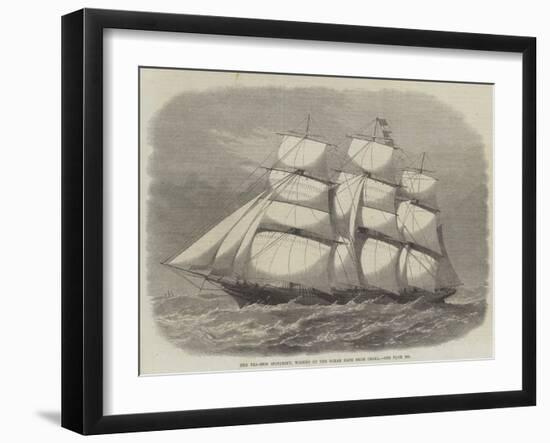 The Tea-Ship Spindrift, Winner of the Ocean Race from China-Edwin Weedon-Framed Giclee Print