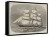 The Tea-Ship Spindrift, Winner of the Ocean Race from China-Edwin Weedon-Framed Stretched Canvas