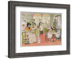 The Tea Shop, from The Book of Shops, 1899-Francis Donkin Bedford-Framed Giclee Print