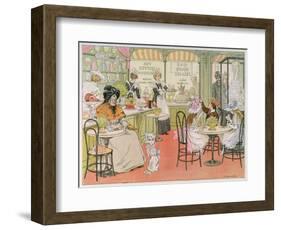 The Tea Shop, from The Book of Shops, 1899-Francis Donkin Bedford-Framed Giclee Print