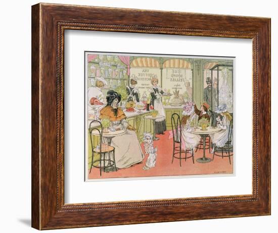 The Tea Shop, from The Book of Shops, 1899-Francis Donkin Bedford-Framed Giclee Print