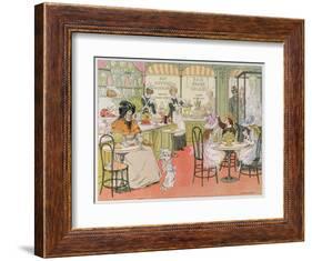 The Tea Shop, from The Book of Shops, 1899-Francis Donkin Bedford-Framed Giclee Print