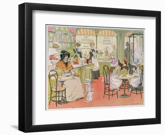 The Tea Shop, from The Book of Shops, 1899-Francis Donkin Bedford-Framed Giclee Print