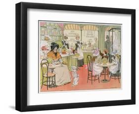 The Tea Shop, from The Book of Shops, 1899-Francis Donkin Bedford-Framed Giclee Print