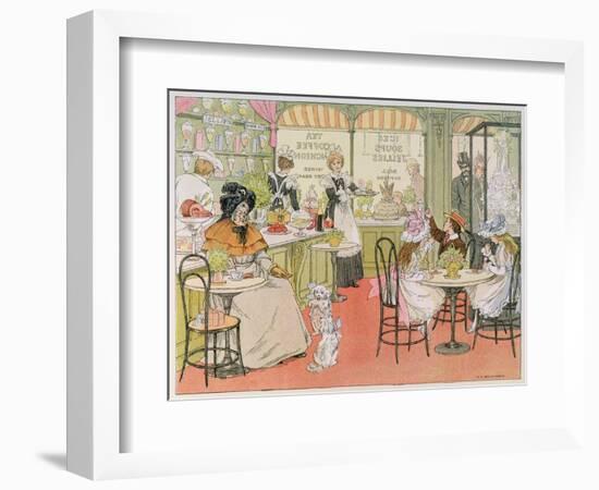 The Tea Shop, from The Book of Shops, 1899-Francis Donkin Bedford-Framed Giclee Print