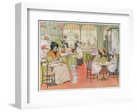 The Tea Shop, from The Book of Shops, 1899-Francis Donkin Bedford-Framed Giclee Print