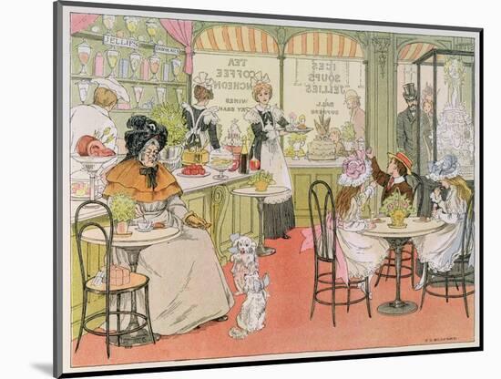 The Tea Shop, from The Book of Shops, 1899-Francis Donkin Bedford-Mounted Giclee Print