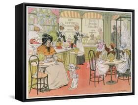 The Tea Shop, from The Book of Shops, 1899-Francis Donkin Bedford-Framed Stretched Canvas