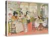 The Tea Shop, from The Book of Shops, 1899-Francis Donkin Bedford-Stretched Canvas