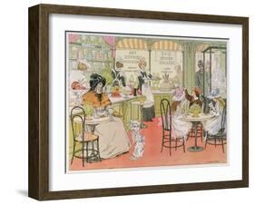 The Tea Shop, from The Book of Shops, 1899-Francis Donkin Bedford-Framed Giclee Print