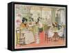 The Tea Shop, from The Book of Shops, 1899-Francis Donkin Bedford-Framed Stretched Canvas