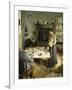 The Tea-Table, 1920 (Oil on Canvas)-Harold Harvey-Framed Giclee Print