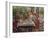 The Teacher's Guests-Nikolai Petrovich Bogdanov-Belsky-Framed Giclee Print