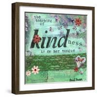 The Teaching Of Kindness-Cherie Burbach-Framed Art Print