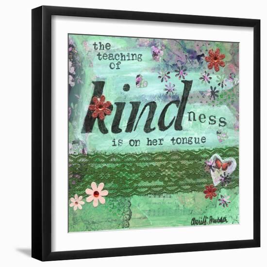 The Teaching Of Kindness-Cherie Burbach-Framed Art Print