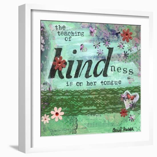 The Teaching Of Kindness-Cherie Burbach-Framed Art Print