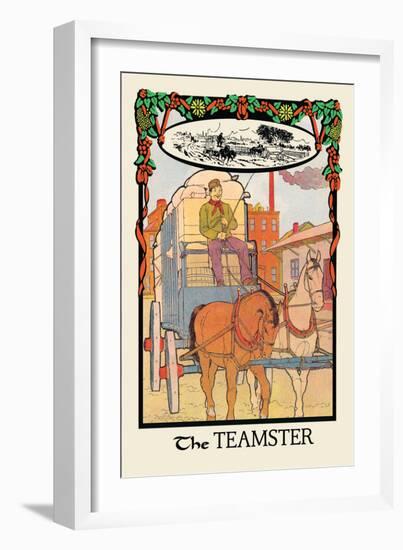 The Teamster-H.o. Kennedy-Framed Art Print